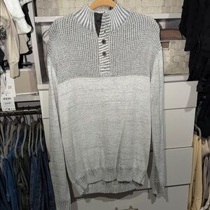 Men's Turtleneck Sweater in Gray by [Brand]